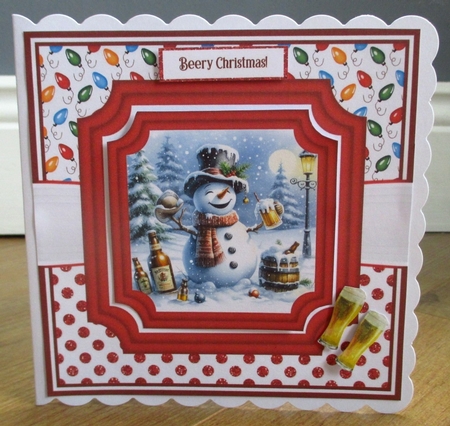TIPSY SNOWMAN by Johanna Lambert
