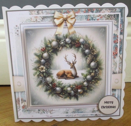Deers and Wreaths by Johanna Lambert