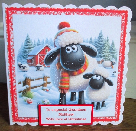 10 Shaun The Sheep Card Fronts 8x8inches Jpegs by Johanna Lambert