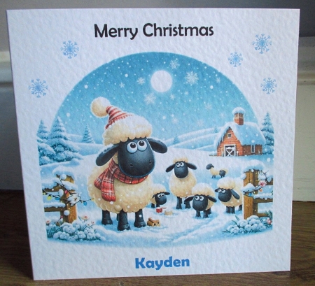 10 Shaun The Sheep Card Fronts 8x8inches Jpegs by Johanna Lambert