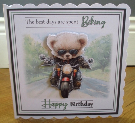 The Best Days Are Spent Biking by Johanna Lambert