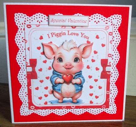 7x7 Hogs n kisses choice of four mini kit by Johanna Lambert
