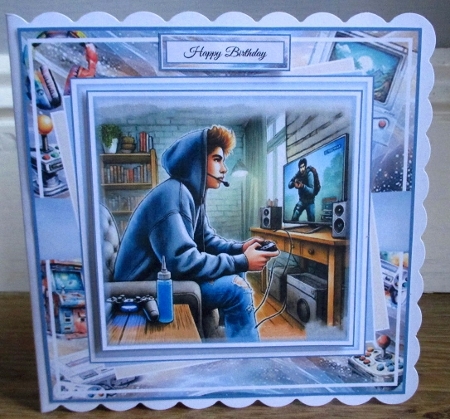 Teenage Gamer Boy by Johanna Lambert