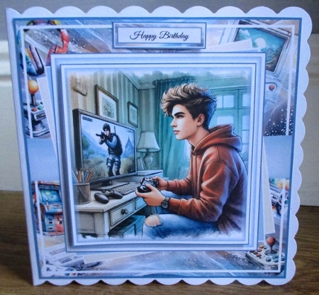 Teenage Gamer Boy by Johanna Lambert