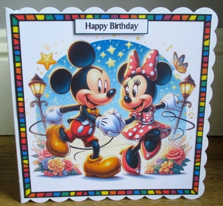Mickey & Minnie Dancing Mini Kit by Johanna Lambert