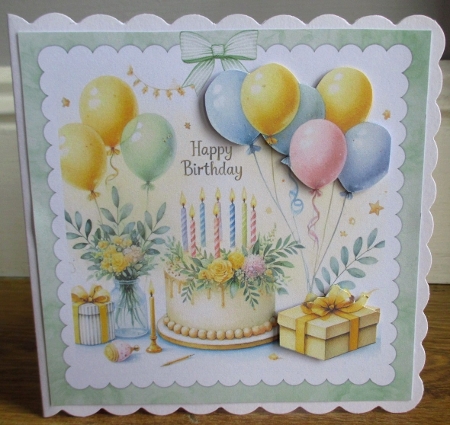 Birthday cake 2a by Johanna Lambert