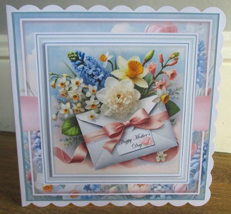Mothers Day Floral Envelope by Johanna Lambert