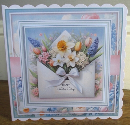 Mothers Day Floral Envelope by Johanna Lambert