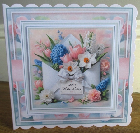 Mothers Day Floral Envelope by Johanna Lambert