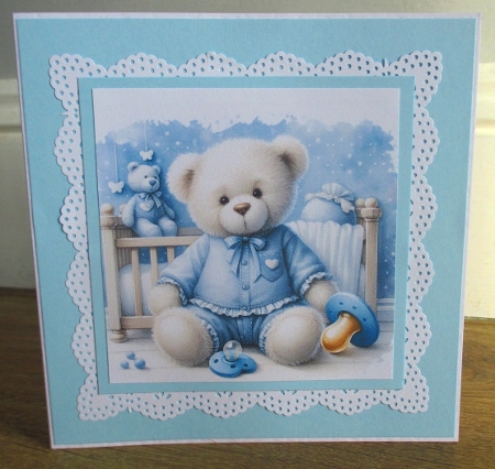 x4 Blue Baby Bears 1 - Illustrations for Cardmakers & Designers   by Johanna Lambert