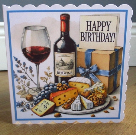 Wine and cheese by Johanna Lambert