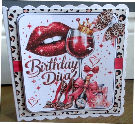 7x7 Birthday Diva choice of four mini kit by Johanna Lambert