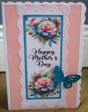 Mothers Day Flowers DL Toppers & Bookmarks x 9 by Johanna Lambert
