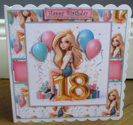 18 birthday balloons by Johanna Lambert
