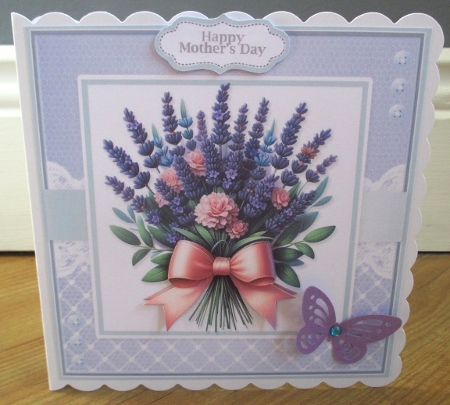 Lovely Lavender Butterfly Bouquet by Johanna Lambert