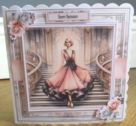 Art Deco Feminine Grace Mini Page Kit by Johanna Lambert