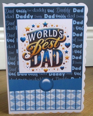 Dad Youre My Anchor Card 7x5 by Johanna Lambert