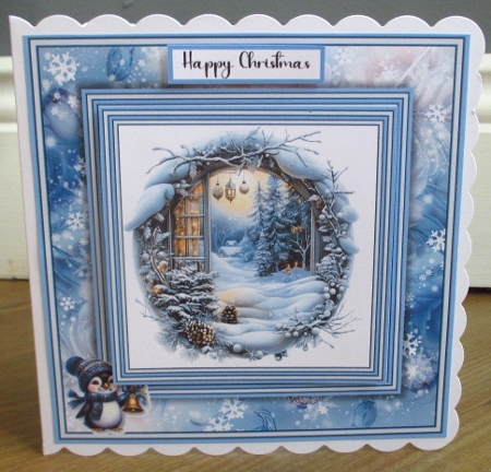 Christmas Snowy Window - Mini Kit by Johanna Lambert
