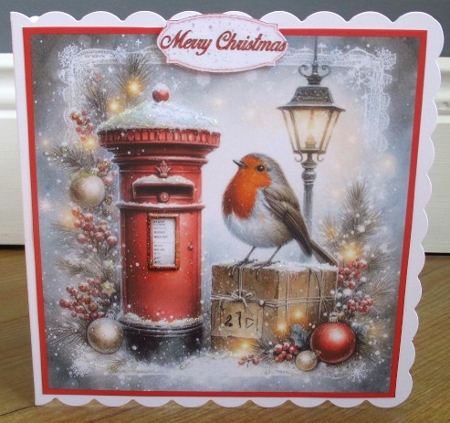 Christmas Robin Post 1 by Johanna Lambert