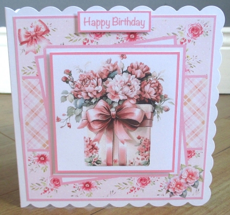 Floral Gift Boxes #1 Mini Kit 7x7 by Johanna Lambert