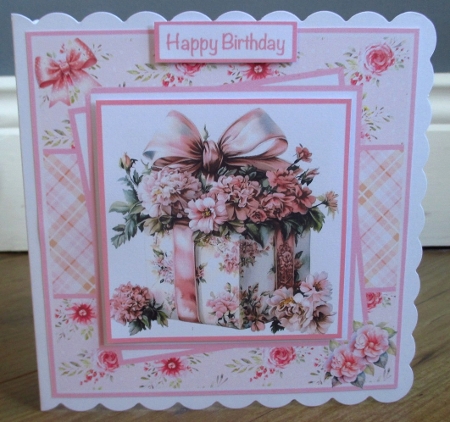 Floral Gift Boxes #1 Mini Kit 7x7 by Johanna Lambert