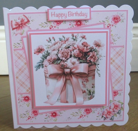 Floral Gift Boxes #1 Mini Kit 7x7 by Johanna Lambert