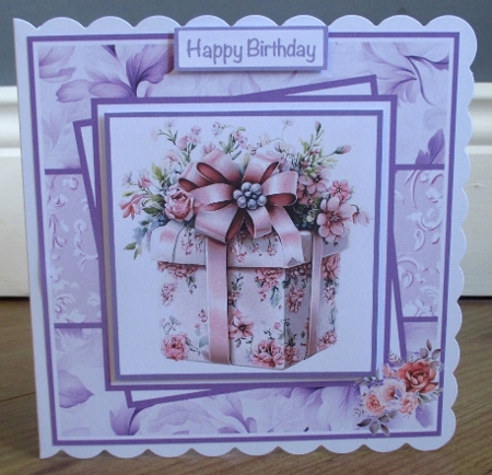 Floral Gift Boxes #2 Mini Kit 7x7 by Johanna Lambert