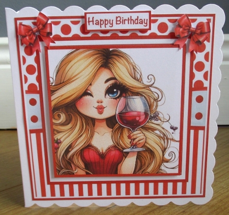 Time To Wine Mini Kit 7x7 by Johanna Lambert
