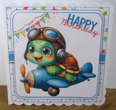 7x7 Flying by for the birthday boy choice of four mini kit by Johanna Lambert