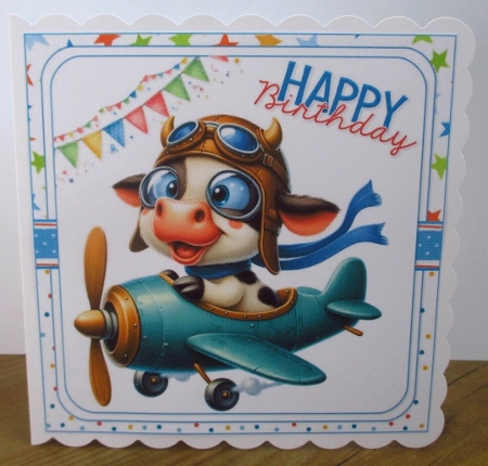 7x7 Flying by for the birthday boy choice of four mini kit by Johanna Lambert