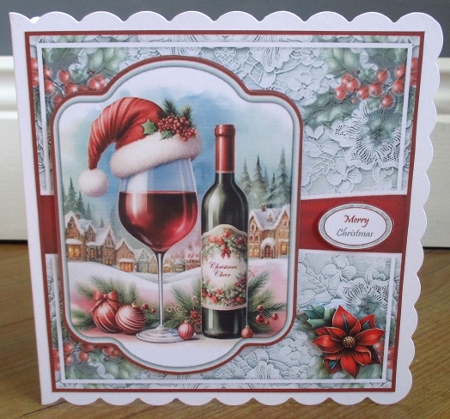 Christmas Cheer With Set Of 4 Toppers by Johanna Lambert