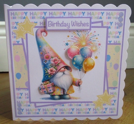 Birthday Gnomes #3 Mini Kit 7x7 by Johanna Lambert