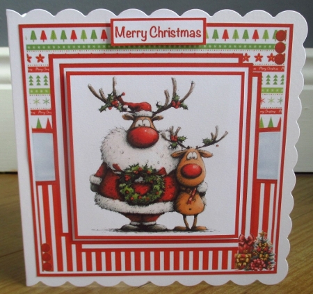 Christmas Animals #3 Mini Kit 7x7 by Johanna Lambert