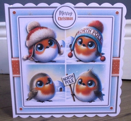 North Pole Robins Mini Kit by Johanna Lambert