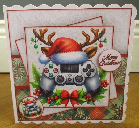 Gamer Christmas Mini Kit 8X8 by Johanna Lambert