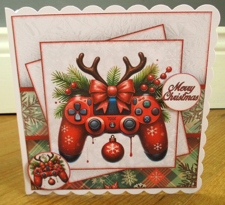 Gamer Christmas Mini Kit 8X8 by Johanna Lambert