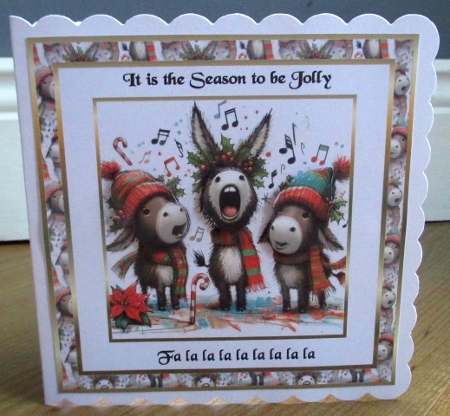 tis the season to be jolly singing donkeys by Johanna Lambert