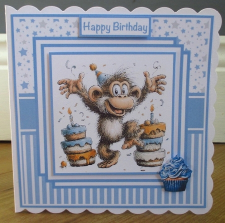Birthday Animals #4 Mini Kit 7x7 by Johanna Lambert