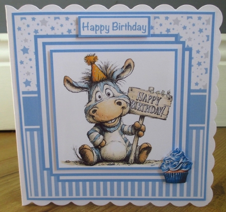 Birthday Animals #4 Mini Kit 7x7 by Johanna Lambert