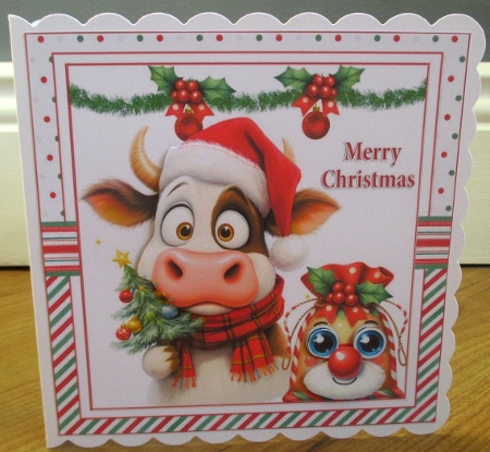 7x7 Mooey Christmas wishes 2 choice of four mini kit by Johanna Lambert