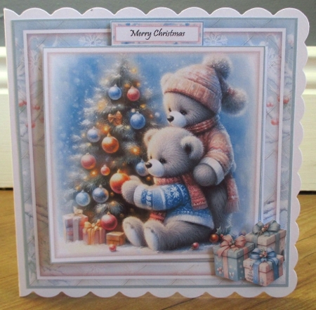Teddy Christmas Mini Kit by Johanna Lambert