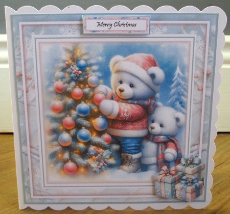 Teddy Christmas Mini Kit by Johanna Lambert
