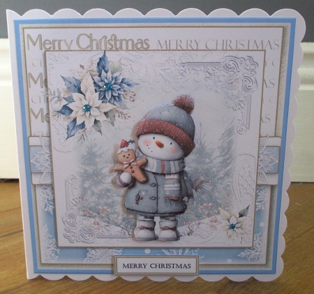 Cute Gingerbread Snowman by Johanna Lambert