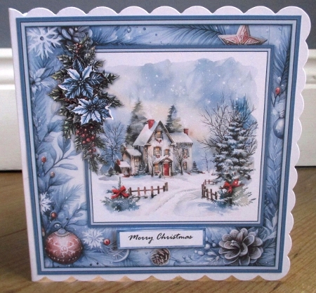 Christmas House - Mini Kit 6x6  by Johanna Lambert