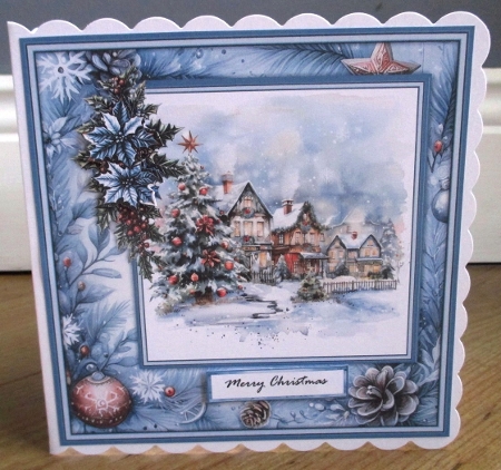 Christmas House - Mini Kit 6x6  by Johanna Lambert