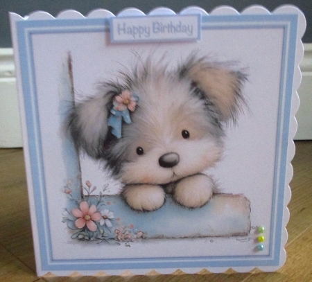 Shabby Little Puppy - Illustrations for Cards, Mini kits & Designers by Johanna Lambert