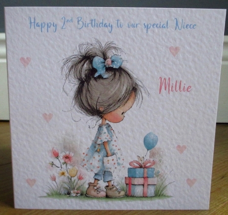 Shabby Present Girl - Illustrations for Cards, Mini kits & Designers by Johanna Lambert