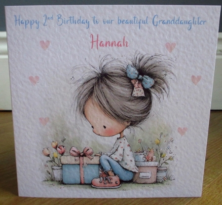 Shabby Present Girl - Illustrations for Cards, Mini kits & Designers by Johanna Lambert