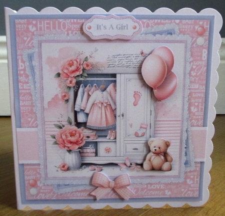 6x6 ~ Baby Girl by Johanna Lambert