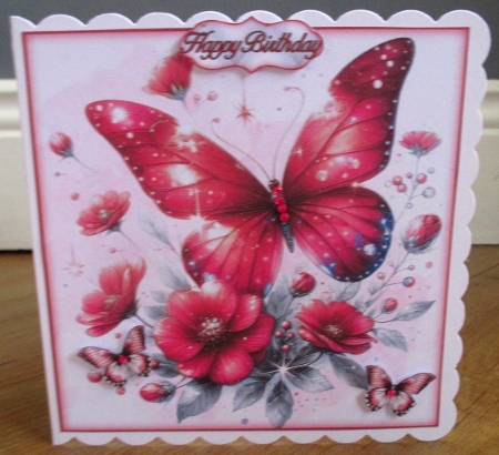 Beautiful Butterflies Mini Kit 3 8X8 by Johanna Lambert